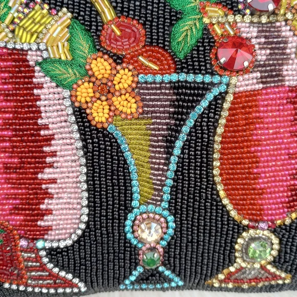 Mary Frances Drinks on Me Beaded Cocktail Bag - Picture 4 of 16